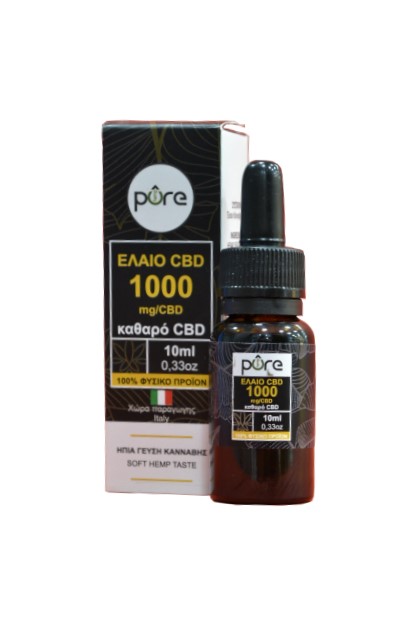 CBD 10% (1000mg) 10ml hemp seed oil