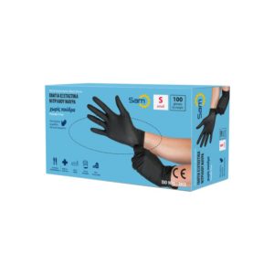 Nitrile Examination Black Gloves (100pcs)